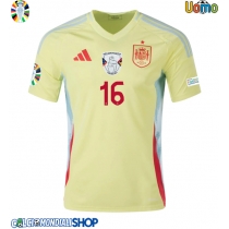 Maglie da calcio Spagna Rodri Hernandez #16 Seconda Maglia Europei 2024 Manica Corta